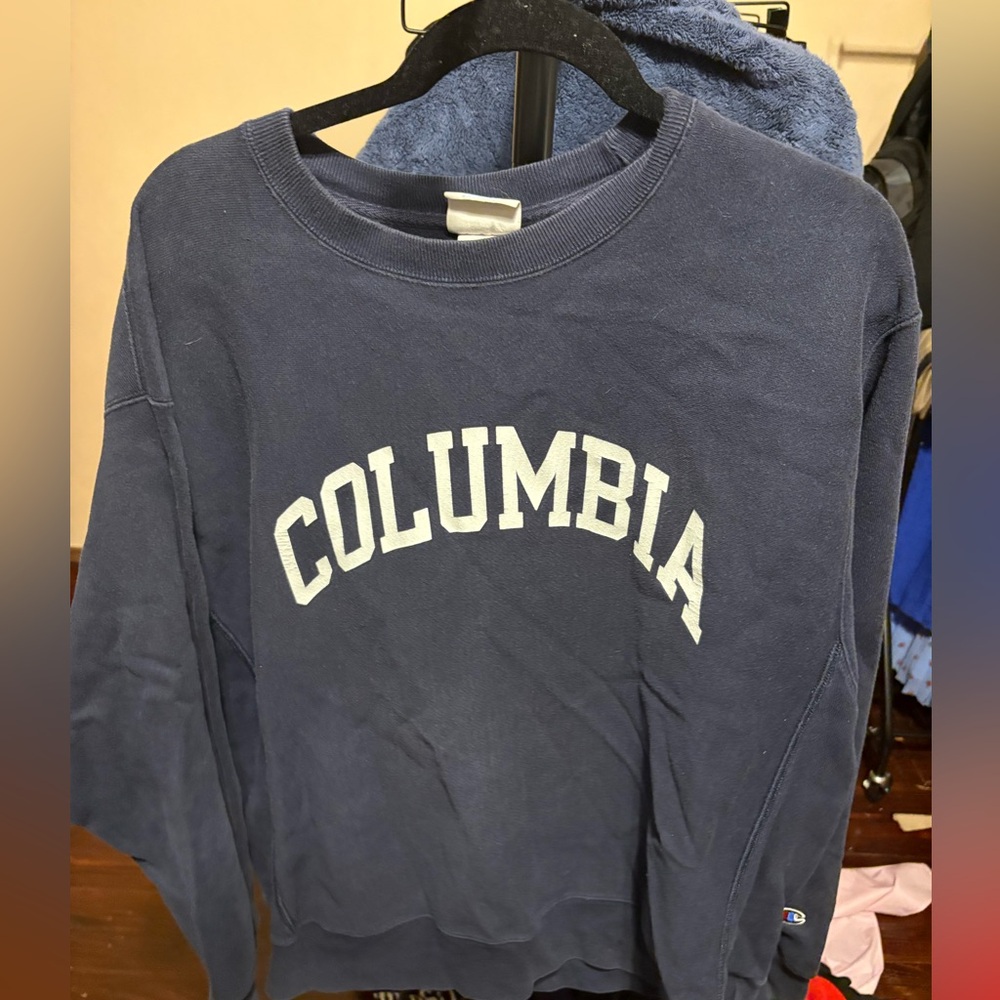 Champion Navy Blue Crewneck Sweater